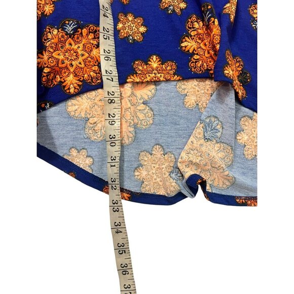 LuLaRoe Irma Women's Blue & Orange Top - Picture 6 of 6